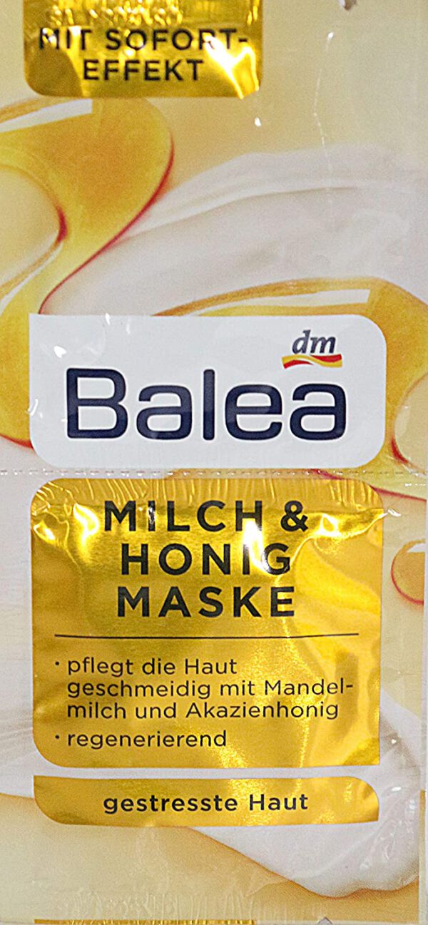 Balea Milch & Honig Maske 10er Pack