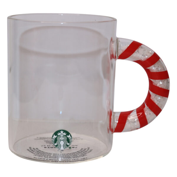 Starbucks Candy Cane Edition Glass Cup