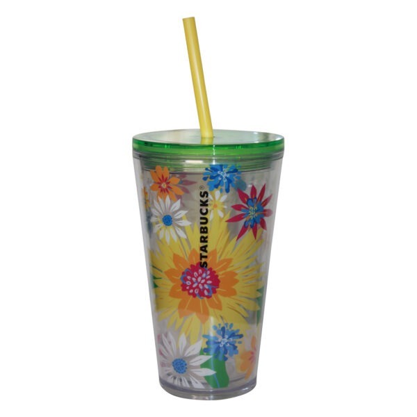 Starbucks Cold Cup Blumen Edition Kaltgetränke Becher