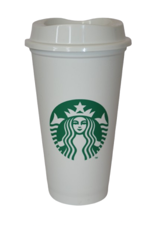 Starbucks Reise Becher weiß Grande Medium 16oz/473ml