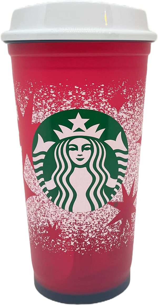 Starbucks Travel Cup Tumbler Grande Medium Green Colour Change 16oz/473ml Reusable