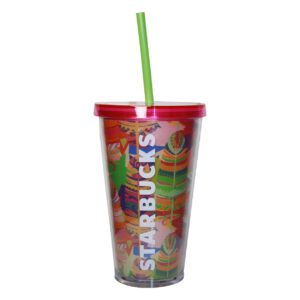 Starbucks Pink Sun Floral Sommer Becher Cold Cup